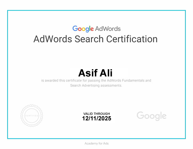 google adwords search certification google adwords search certification