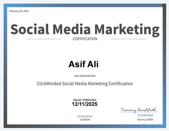 social media marketing certification social media marketing certification
